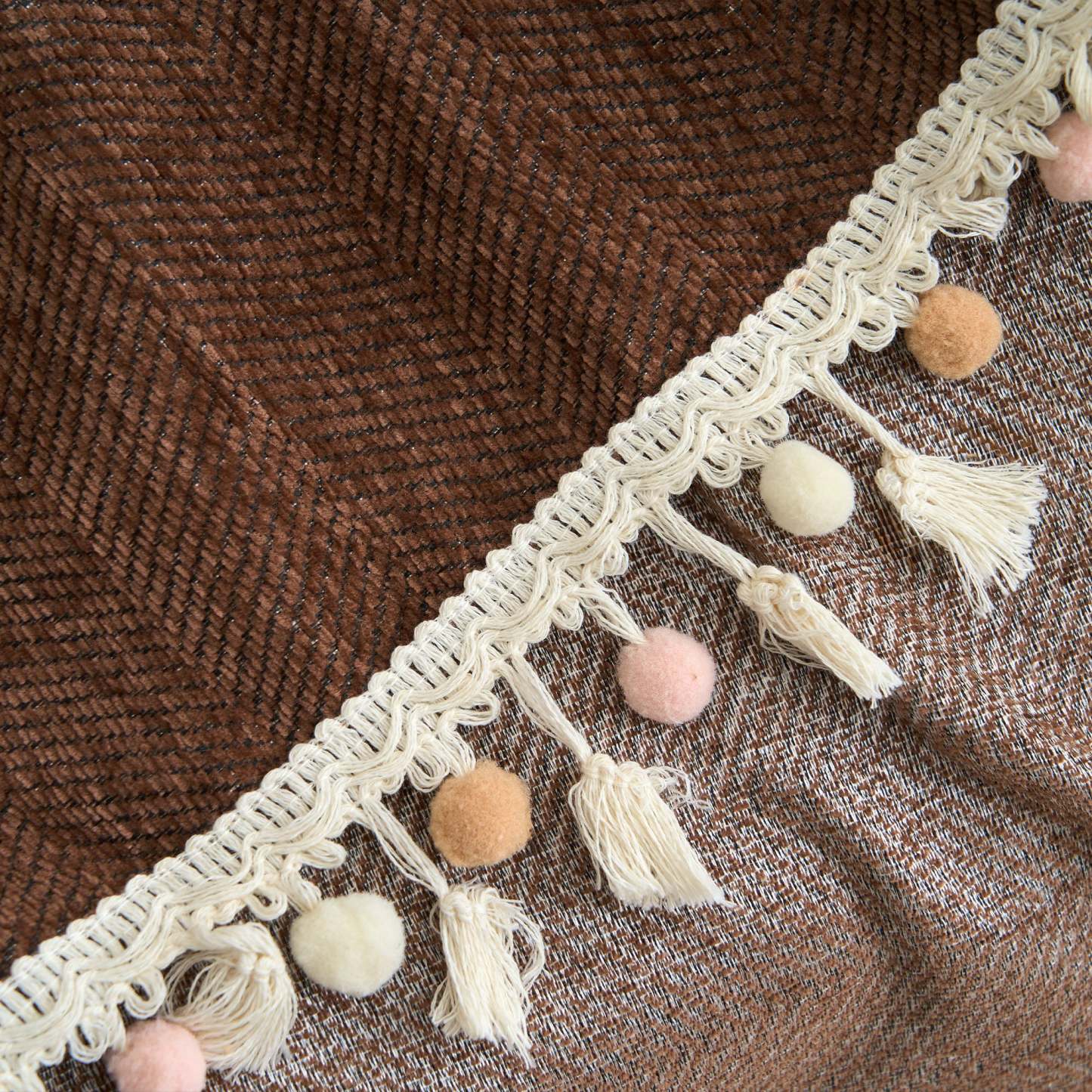 Pet Friendly Herringbone Tassel Luxe Sofa/Couch Cover - Limited Time Offer