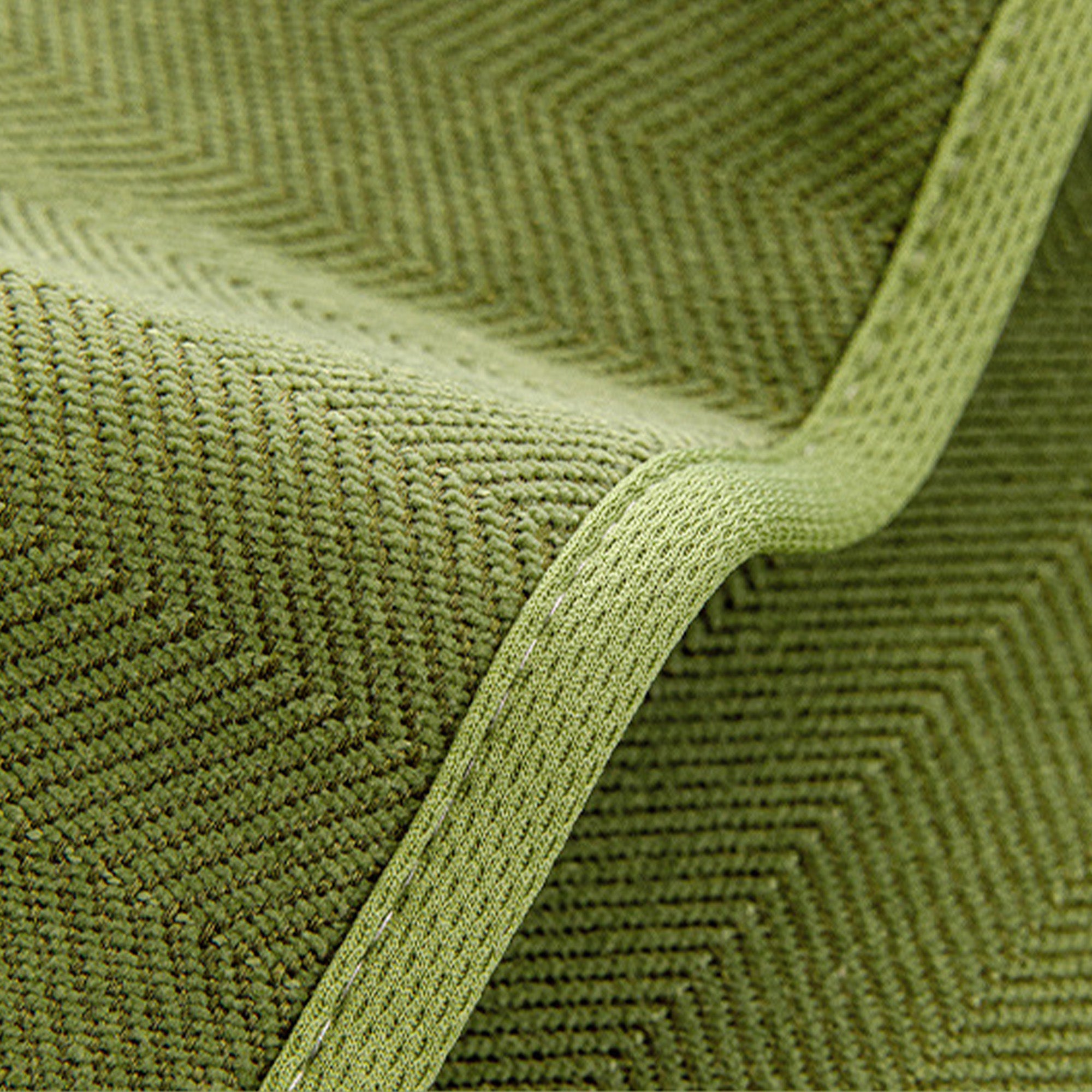 Universal Stretch Chenille Sofa Cover – Herringbone Design, Full Wrap, Pet & Spill Protection