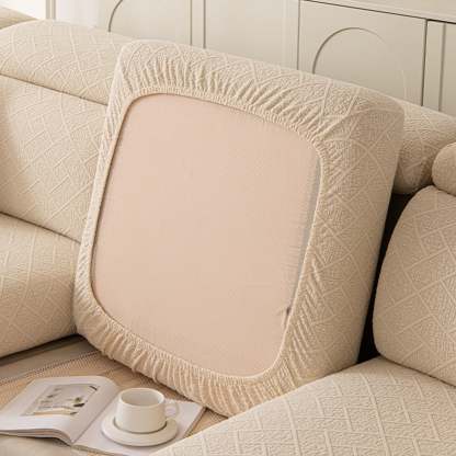 Luxury Diamond Knit Stretch Sofa Cover– Anti-Scratch, Full-Cover Pet Protector