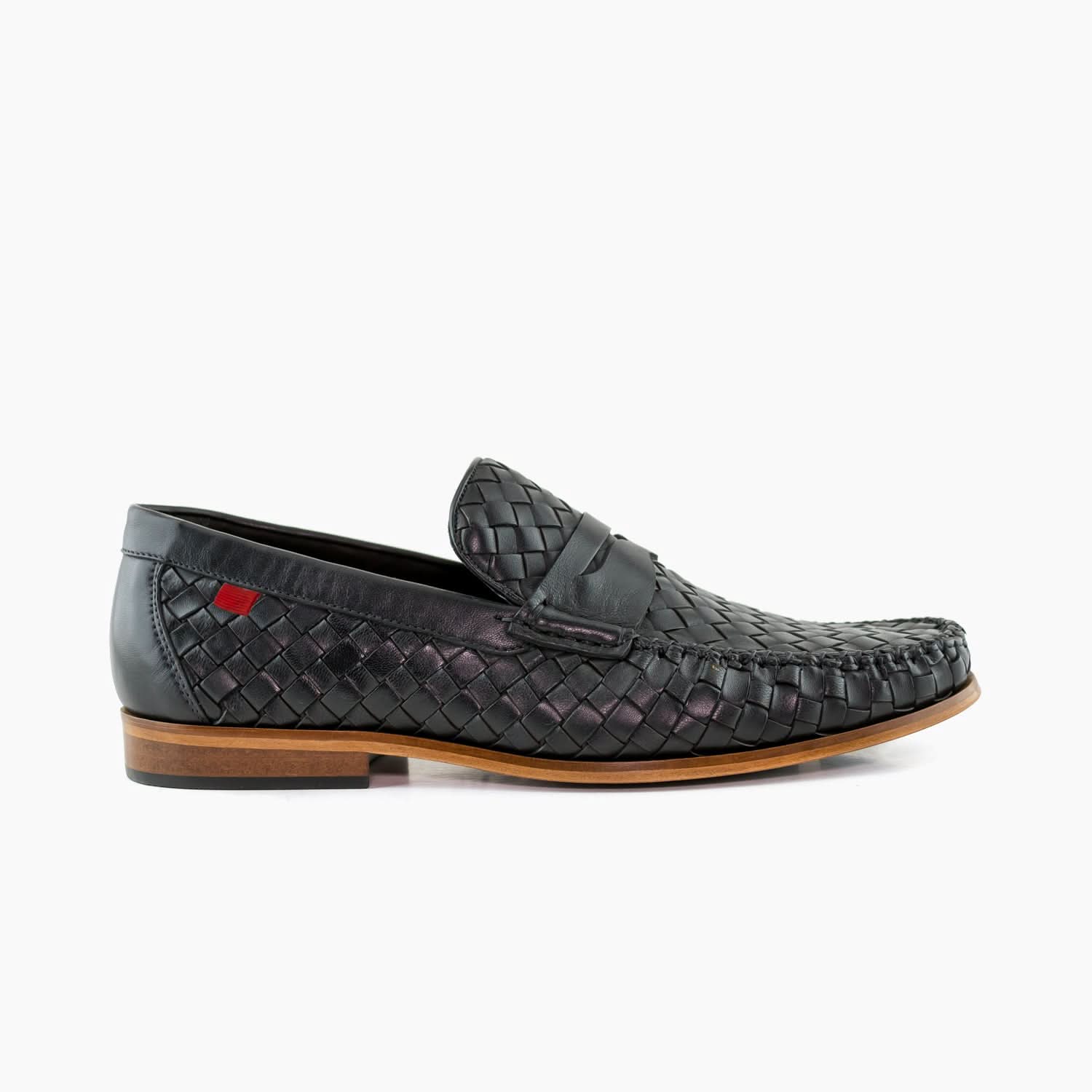  Men's Handwoven Calfskin Loafer-ENJOYHOMETECH
