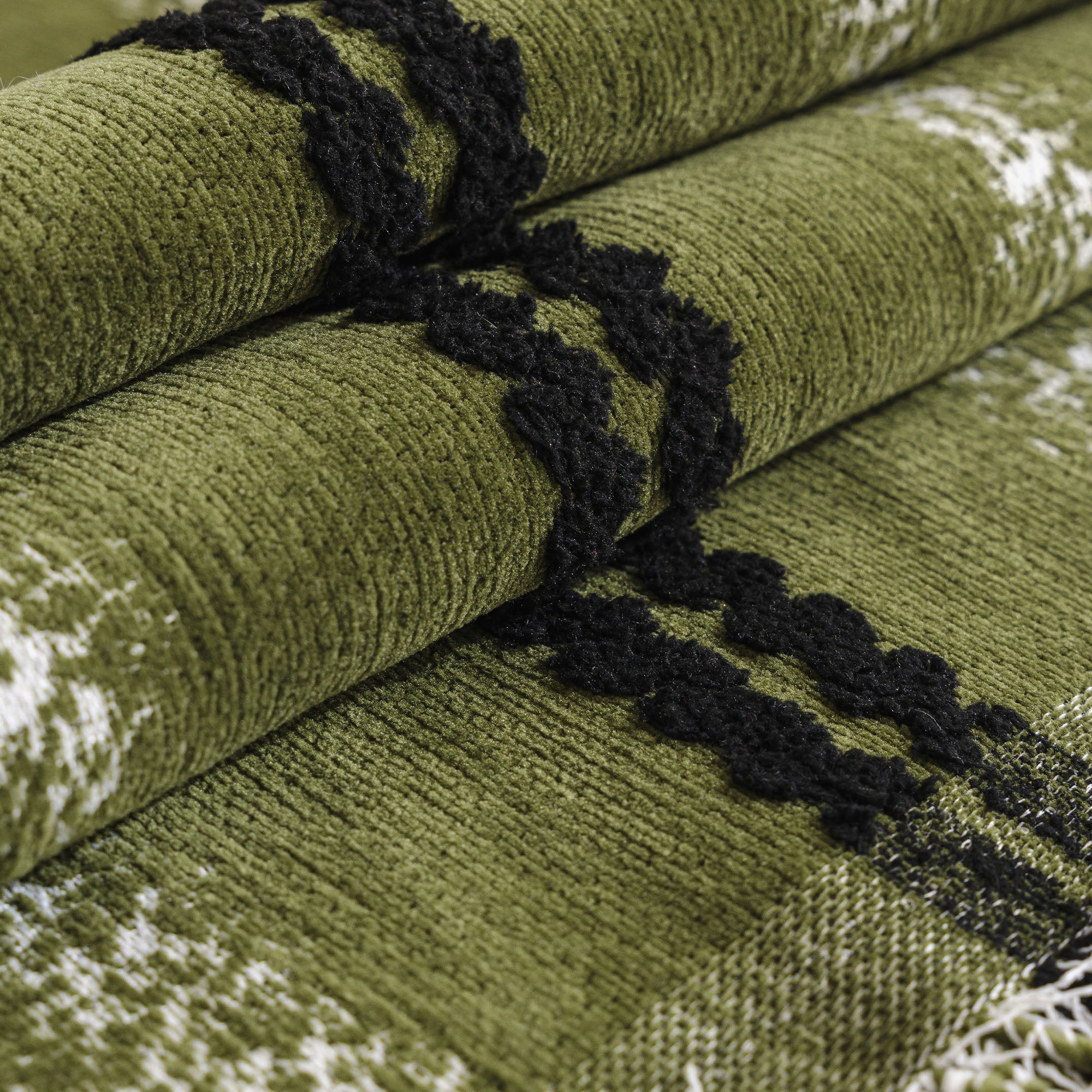 Textured Stripes Contemporary Soft Pet-Friendly Durable Sofa Cover – Machine Washable Minimalist Throw Couch Protection