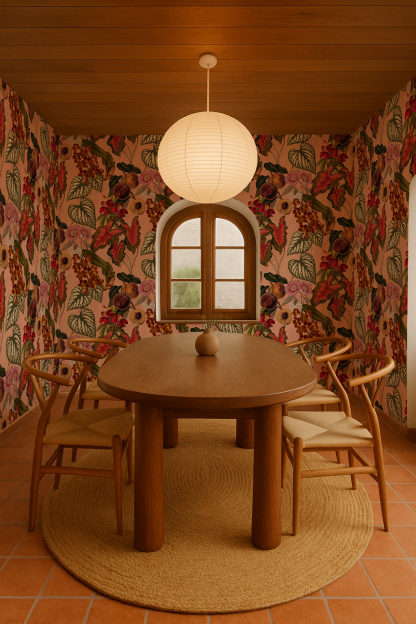 Cali Tropicale Wallpaper, peach