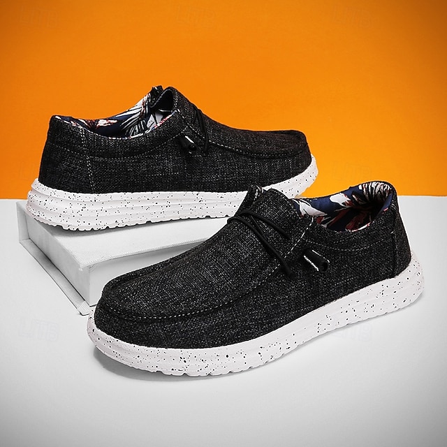 Men's Grey Knit Casual Shoes, Lightweight Breathable Upper, Cushioned Comfort Sole, Modern Casual Style for Daily Wear & Travel