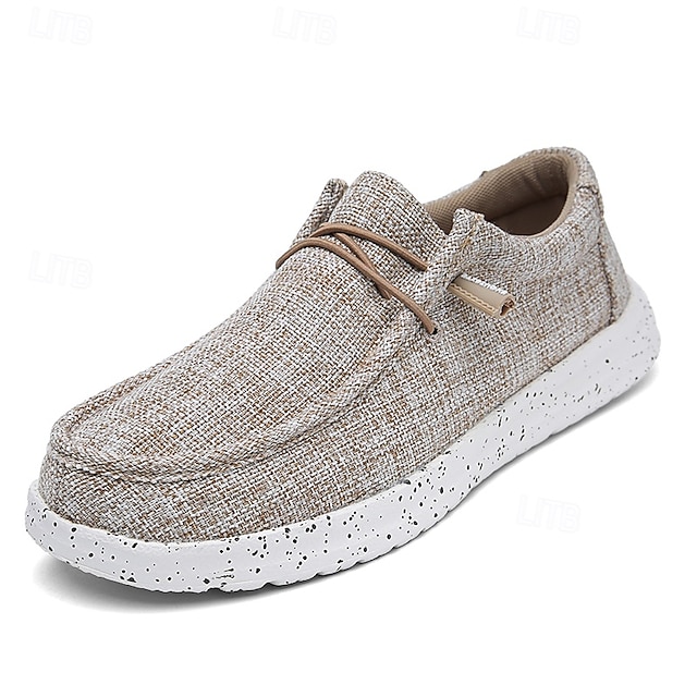 Men's Grey Knit Casual Shoes, Lightweight Breathable Upper, Cushioned Comfort Sole, Modern Casual Style for Daily Wear & Travel