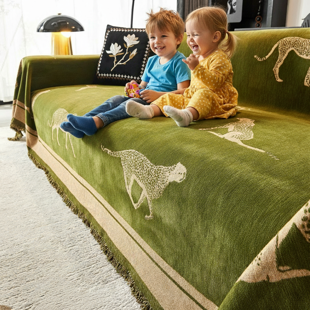 Safari Elegance Anti-Pilling Sofa / Couch Cover - Limited Time Offer