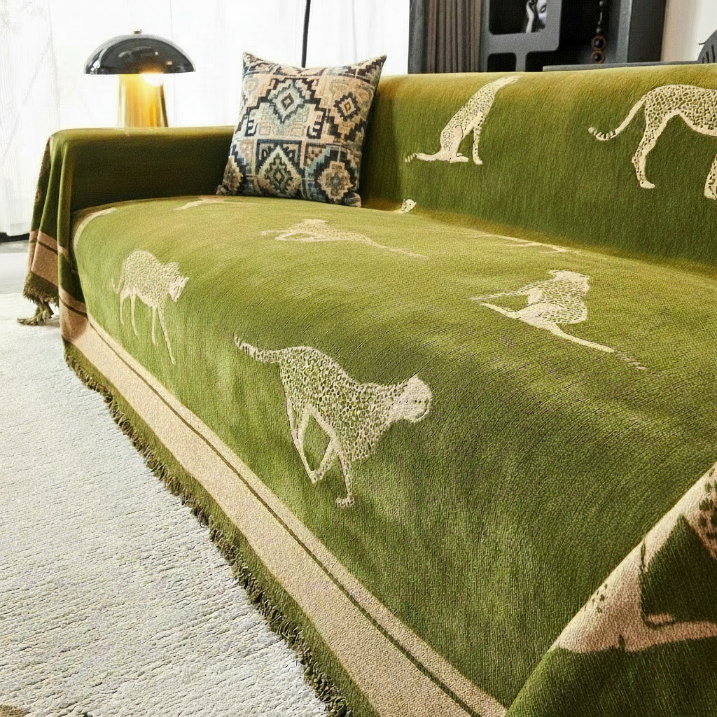 Safari Elegance Anti-Pilling Sofa / Couch Cover - Limited Time Offer