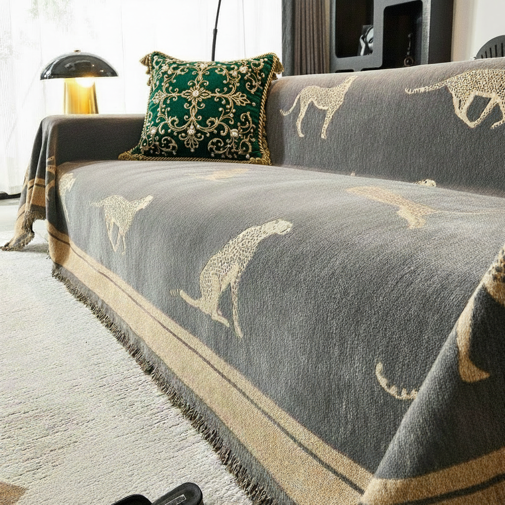 Safari Elegance Anti-Pilling Sofa / Couch Cover - Limited Time Offer