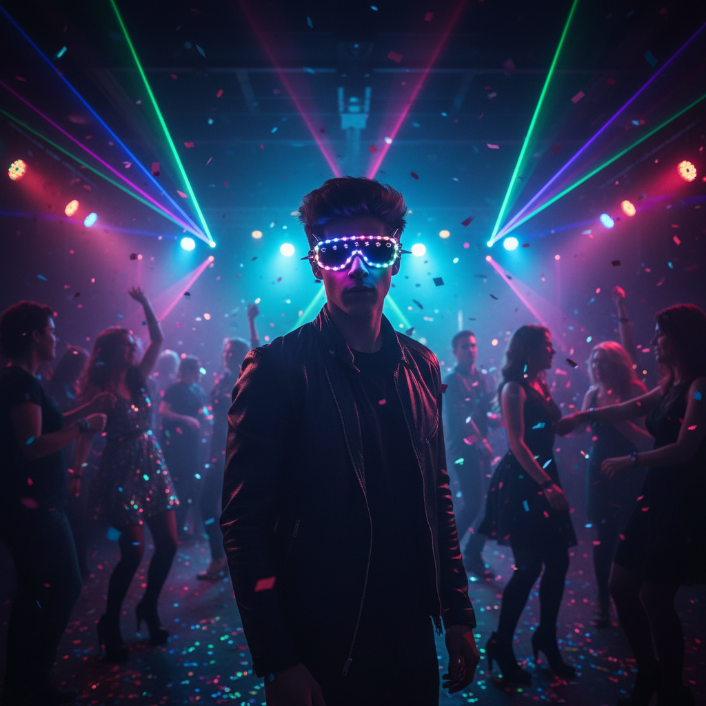 LED Glasses Sunglasses Goggles For Party Dancing