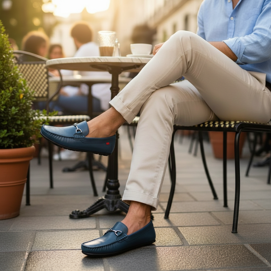 Men's Classic Handcrafted Calf Leather Shoes-ENJOYHOMETECH