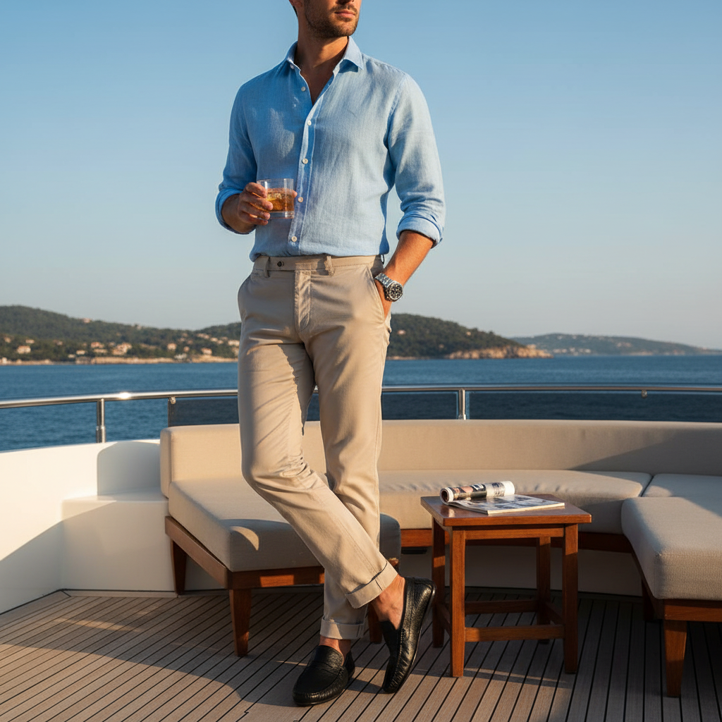 "Union 4.0" Men's Classic Handcrafted Calf Leather Driving Mocs-ENJOYHOMETECH