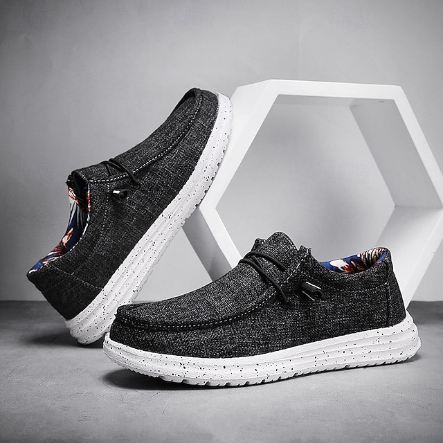 Men's Grey Knit Casual Shoes, Lightweight Breathable Upper, Cushioned Comfort Sole, Modern Casual Style for Daily Wear & Travel