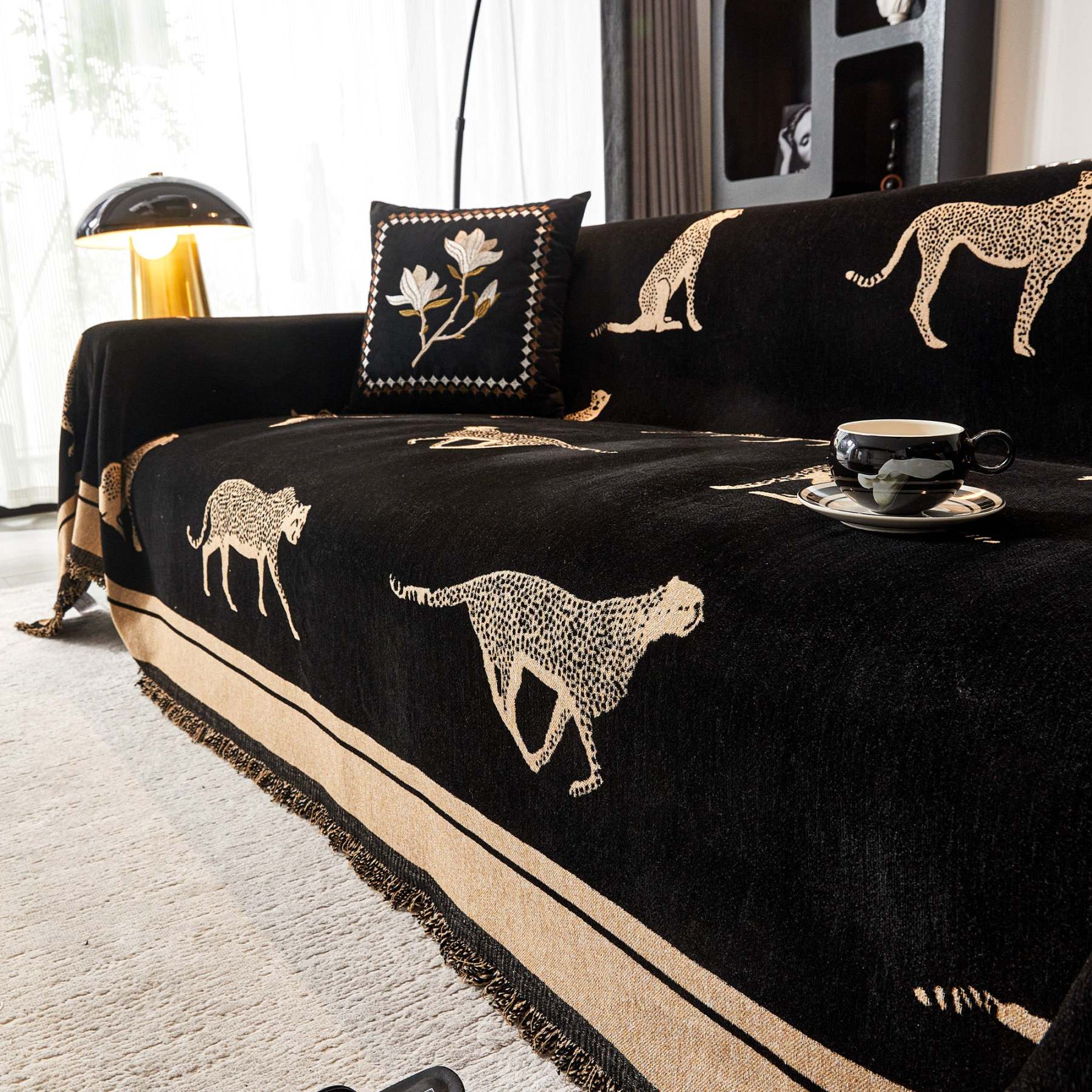 Safari Elegance Anti-Pilling Sofa / Couch Cover - Limited Time Offer