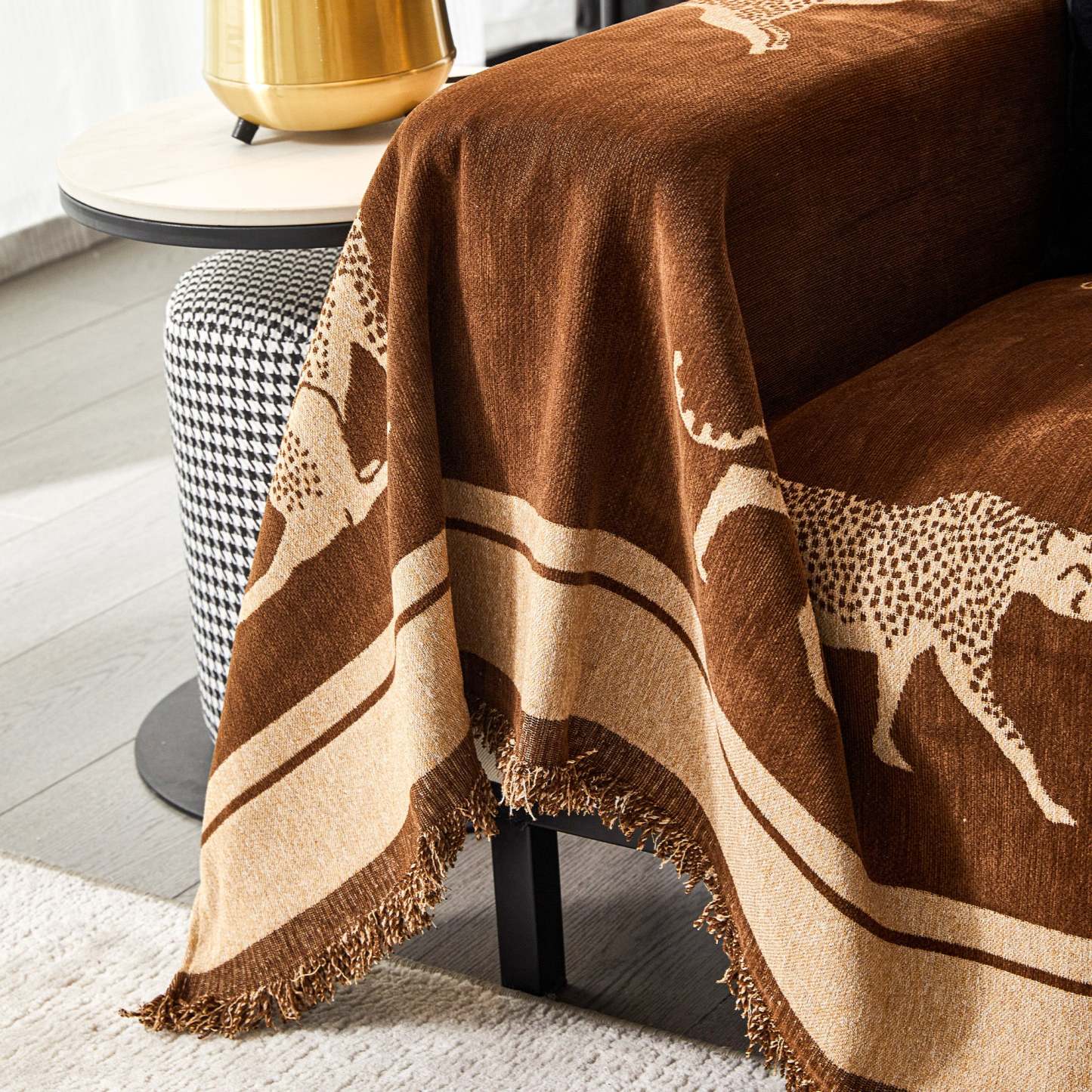 Safari Elegance Anti-Pilling Sofa / Couch Cover - Limited Time Offer