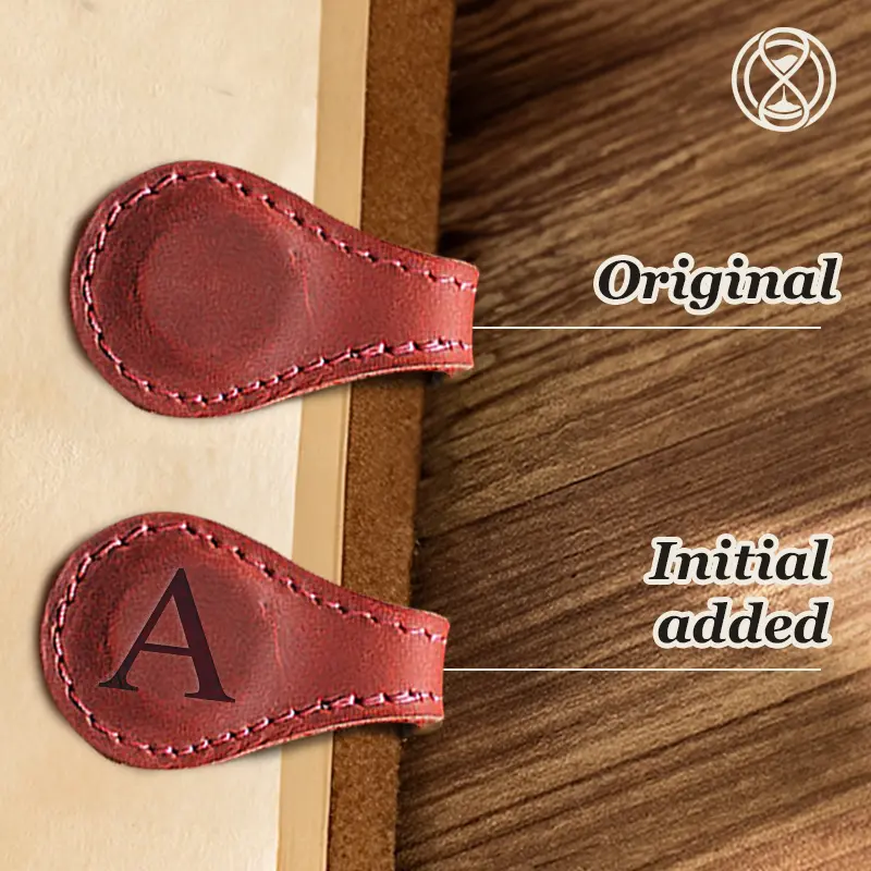 TimelessMark - LAST DAY SALE 75% OFF - Personalized Magnetic Leather Bookmark