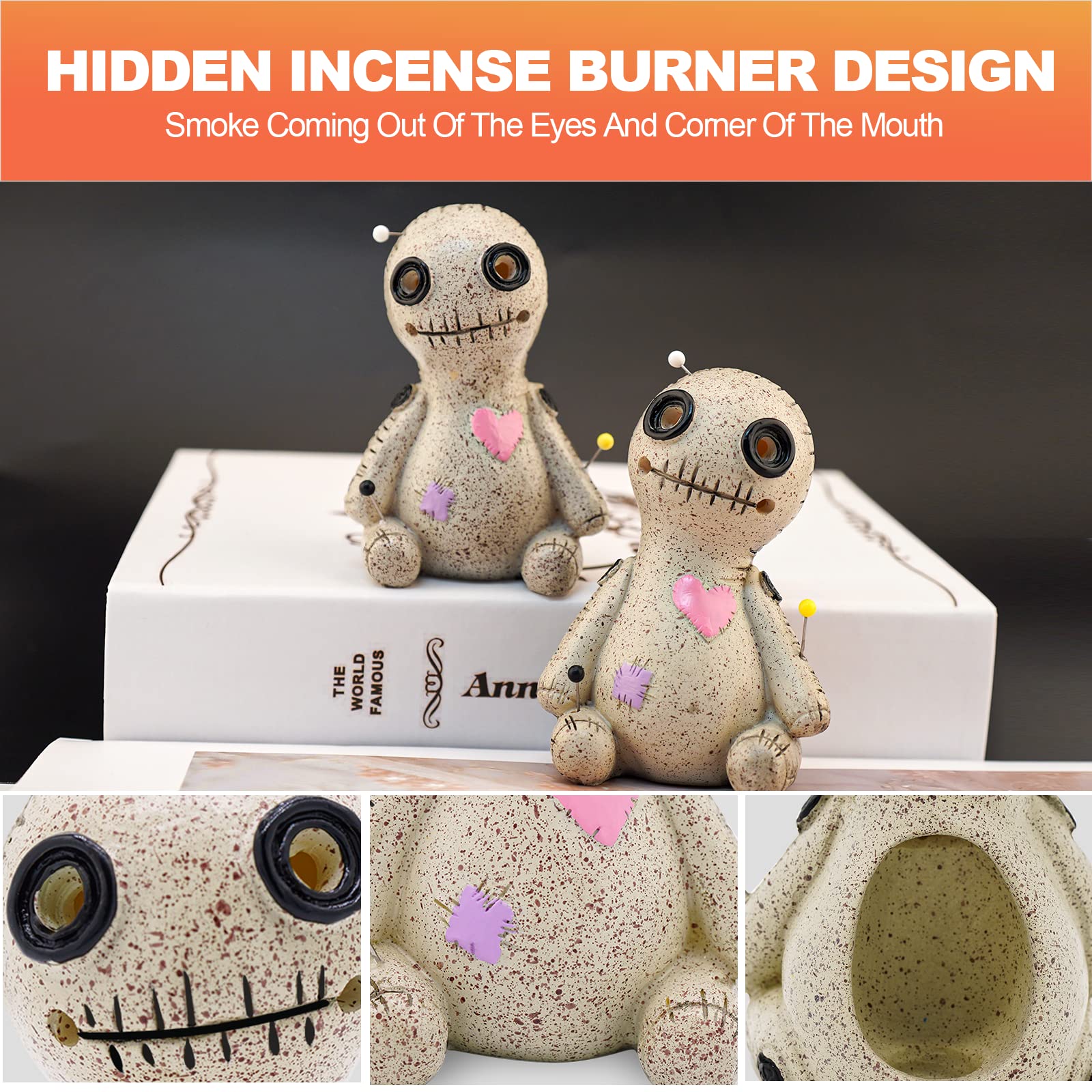 Voodoo Doll Cone Incense Burner