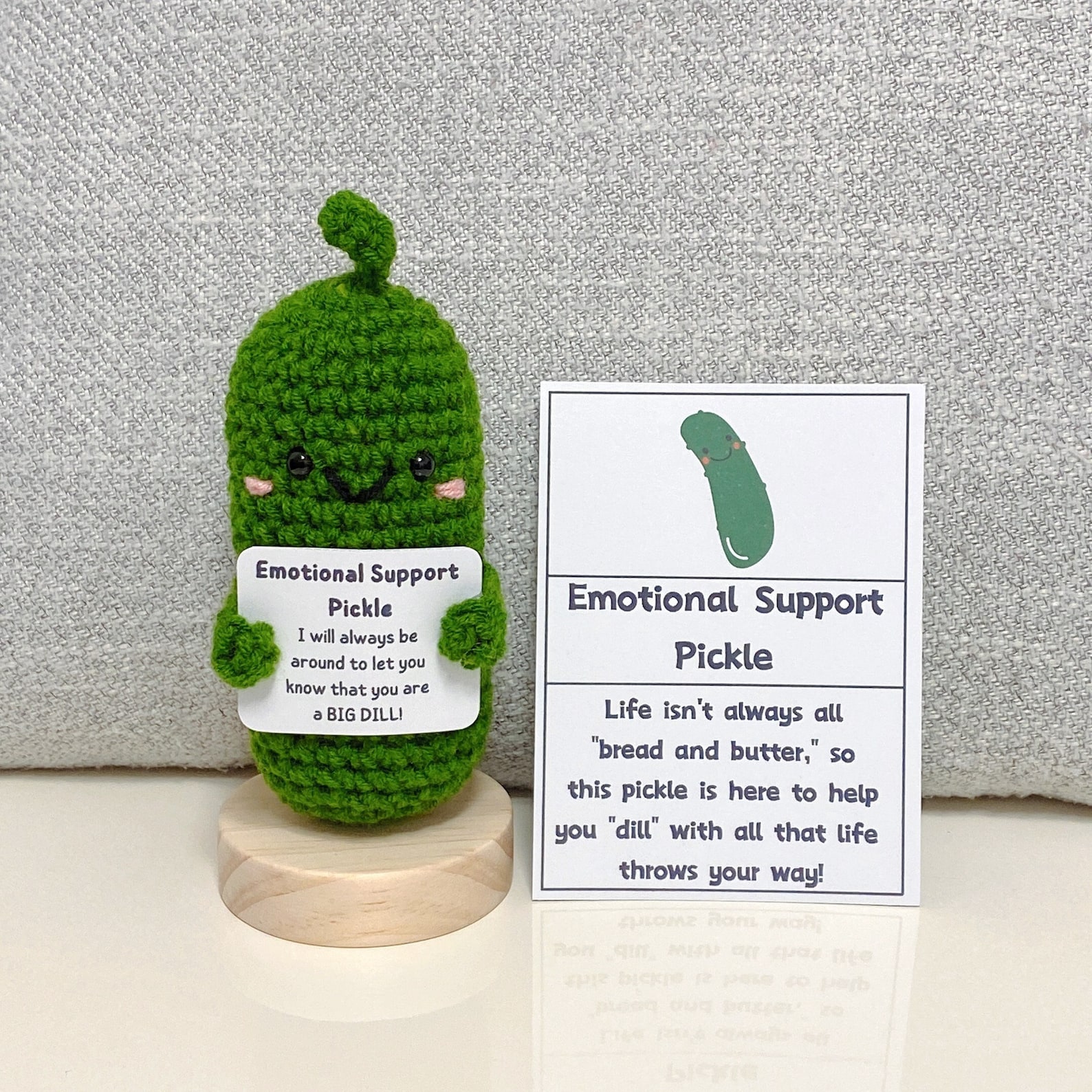  KRRFDP Handmade Emotional Support Knitted Gift, 12