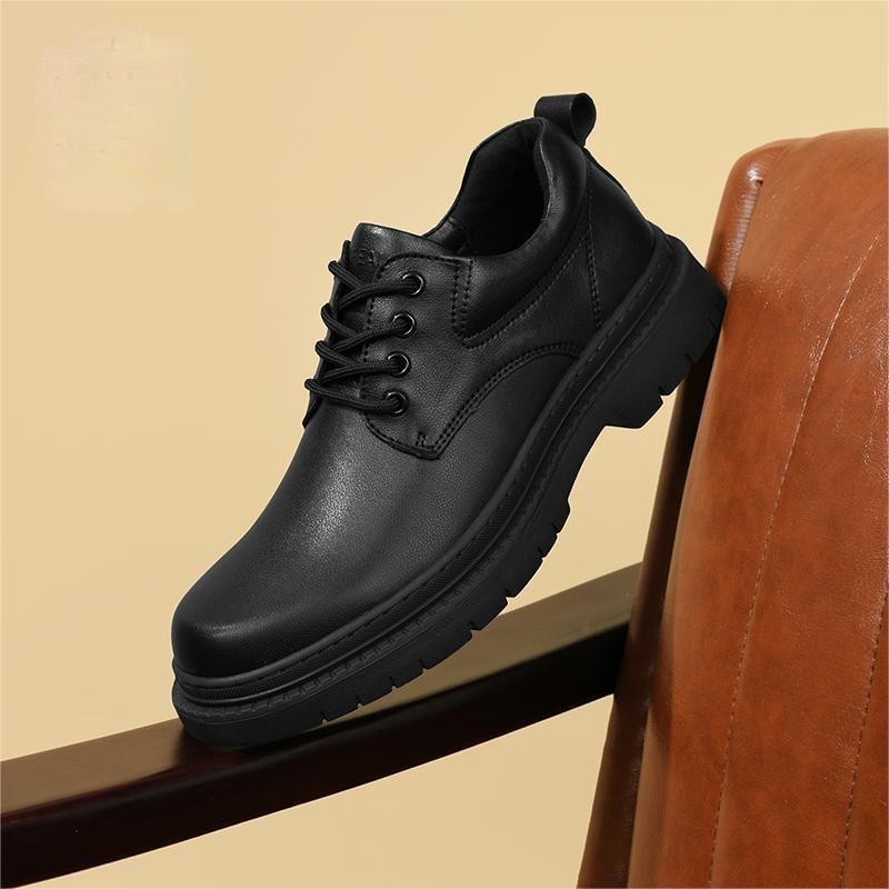 Fashionable Thick-soled Classic Round-toe Casual Derby Shoes