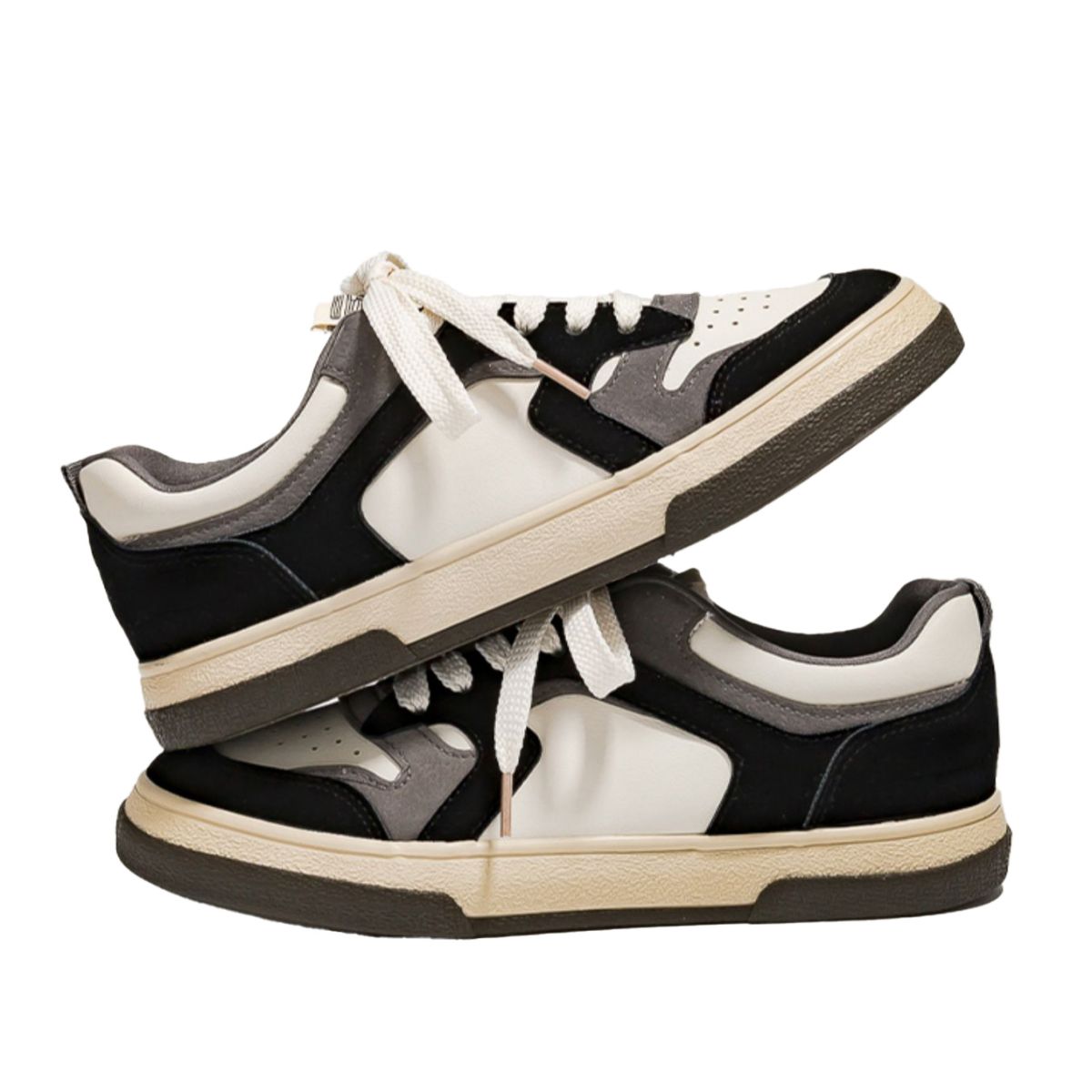 Black-and-white Panda Sports Versatile Casual Little White Shoes