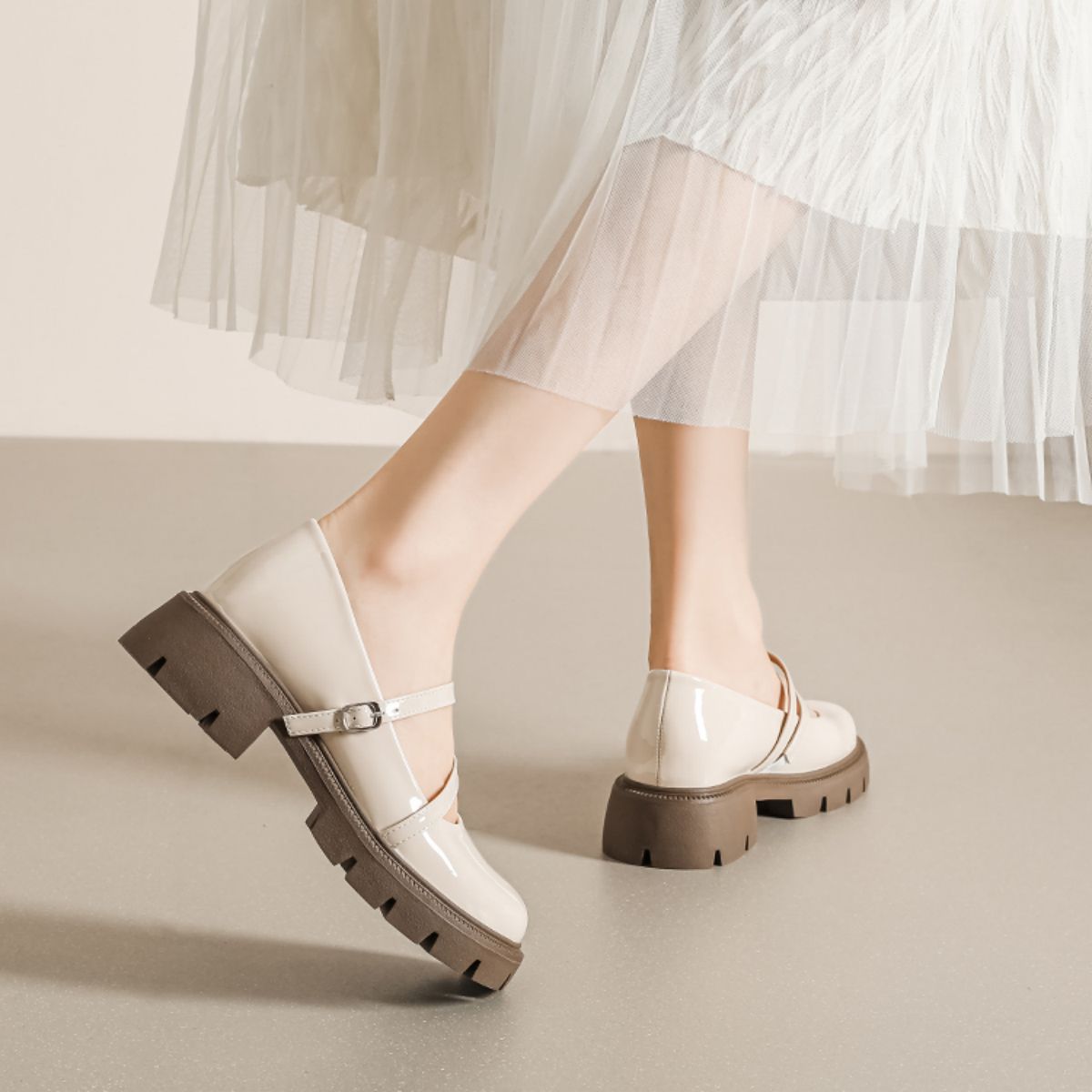 Genuine Leather Small Leather Shoes Mary Jane Shoes