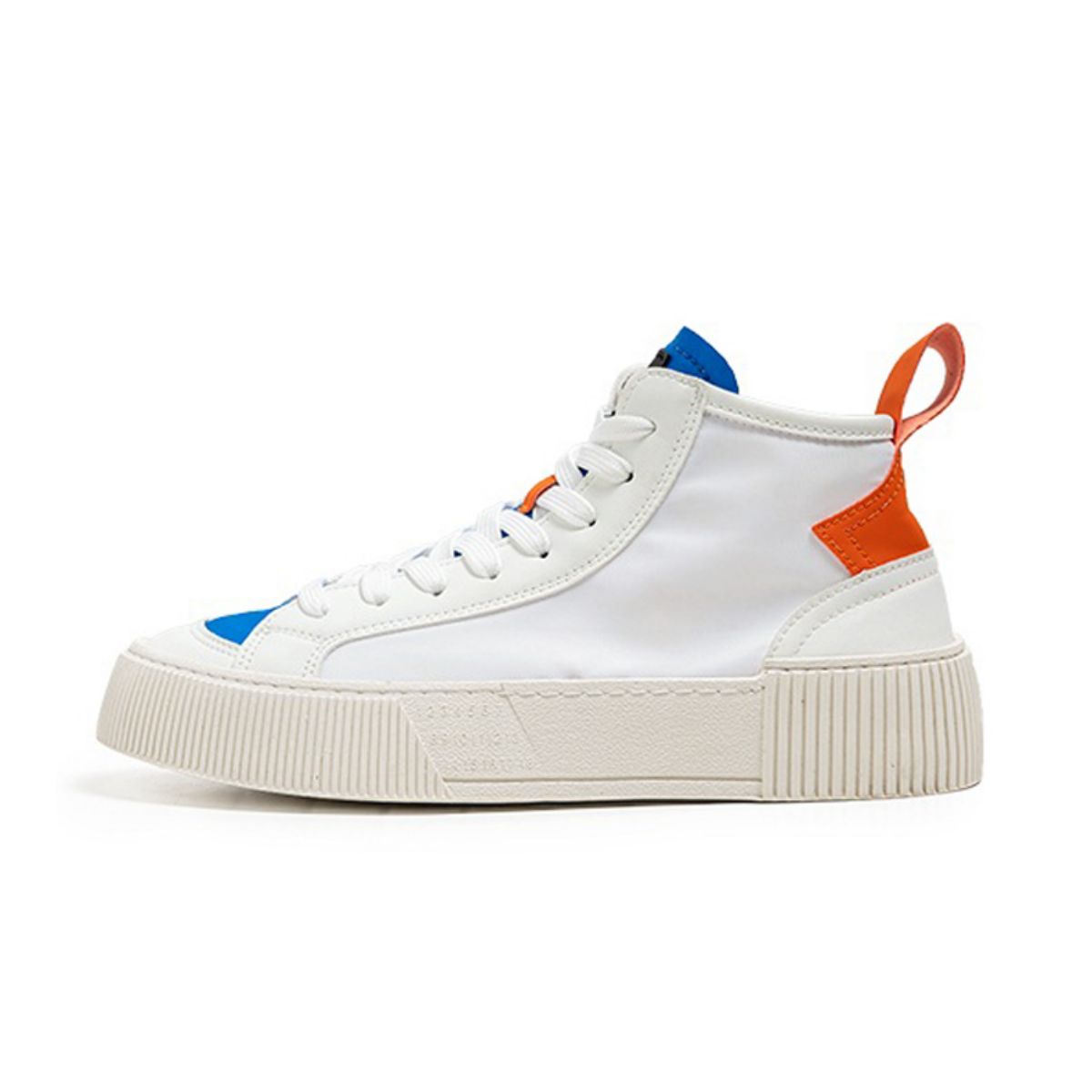 High-Top Breathable Canvas Sneakers - Versatile and Casual with Thick Soles