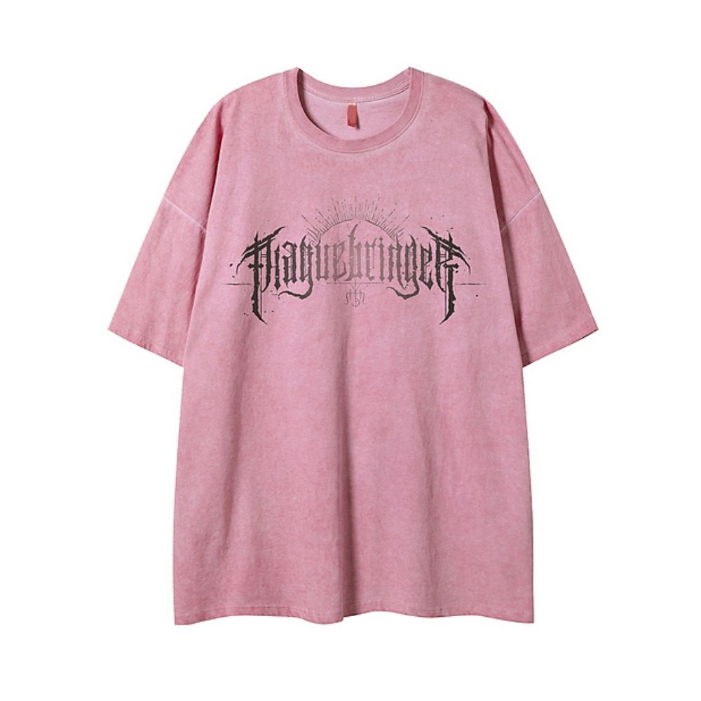American Vintage Floral Print Short Sleeve T-Shirt