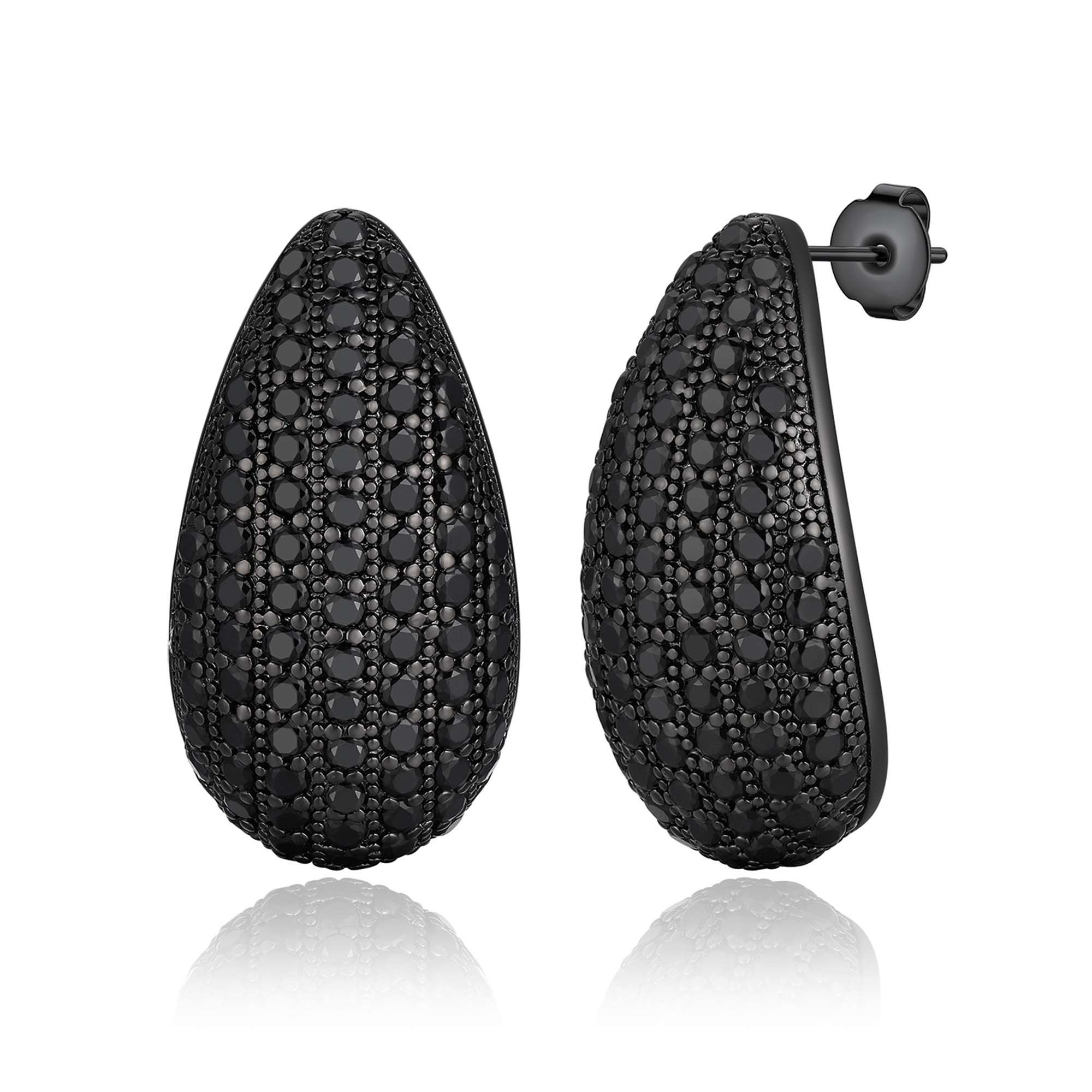 FindChic Teardrop Earrings for Women, Stainless Steel Stud Earrings Hypoallergenic Small Waterdrop Dangle Earrings for Birthday Christmas with Gift Box