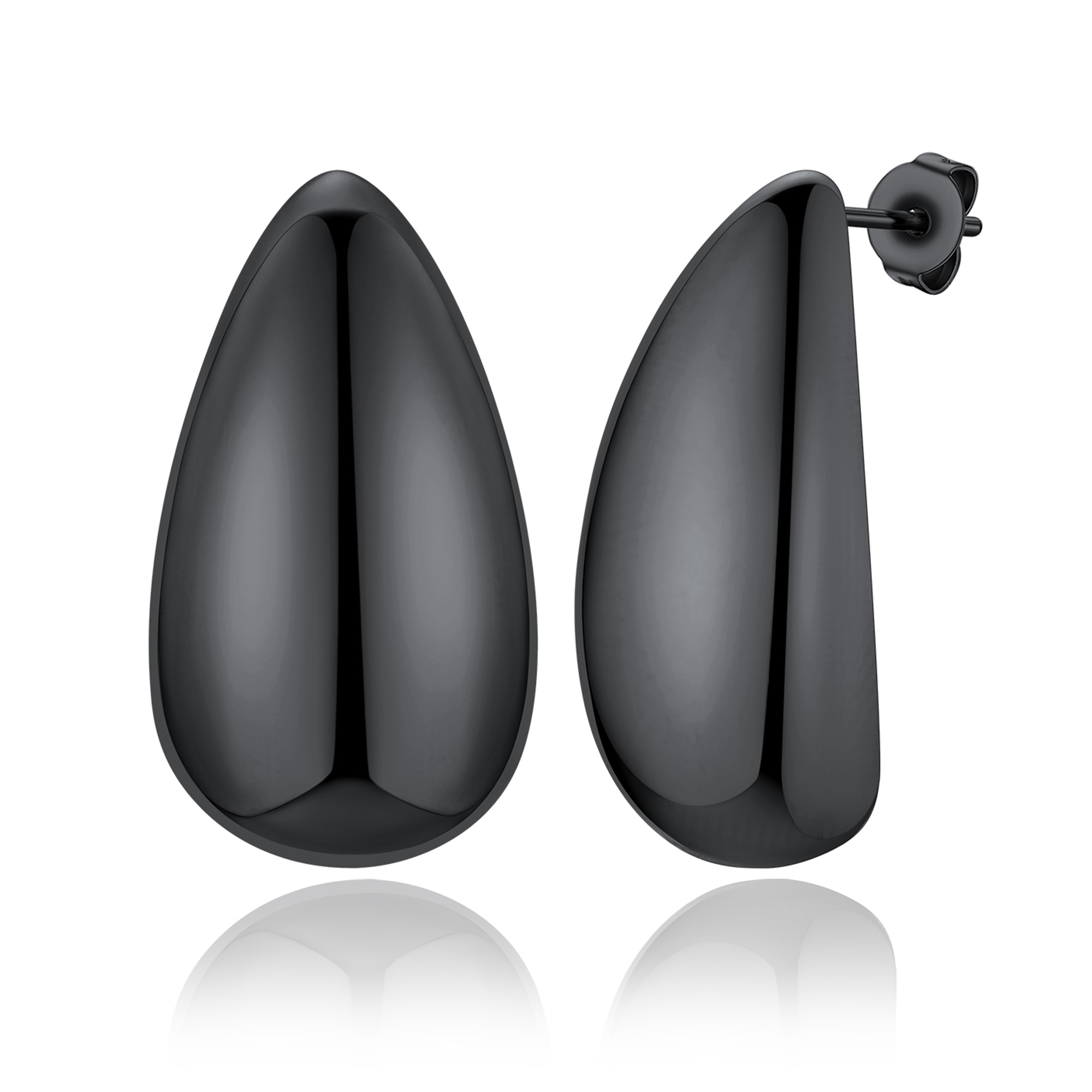 FindChic Teardrop Earrings for Women, Stainless Steel Stud Earrings Hypoallergenic Small Waterdrop Dangle Earrings for Birthday Christmas with Gift Box