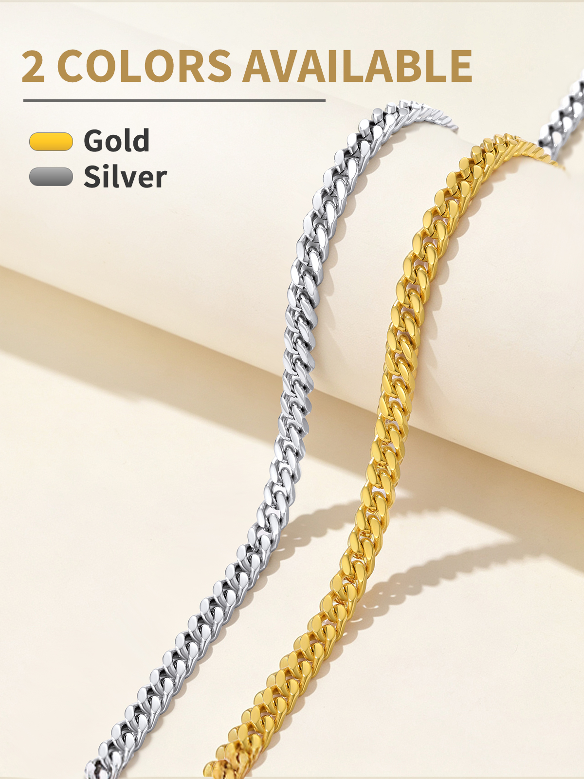 FindChic Chunky Gold Plated Necklace for Women Stainless Steel Hip Hop Cuban Link Chain Birthday Valentines Day Jewelry Gifts Her Girlfriend Wife Lady Female Adults Age Ideas