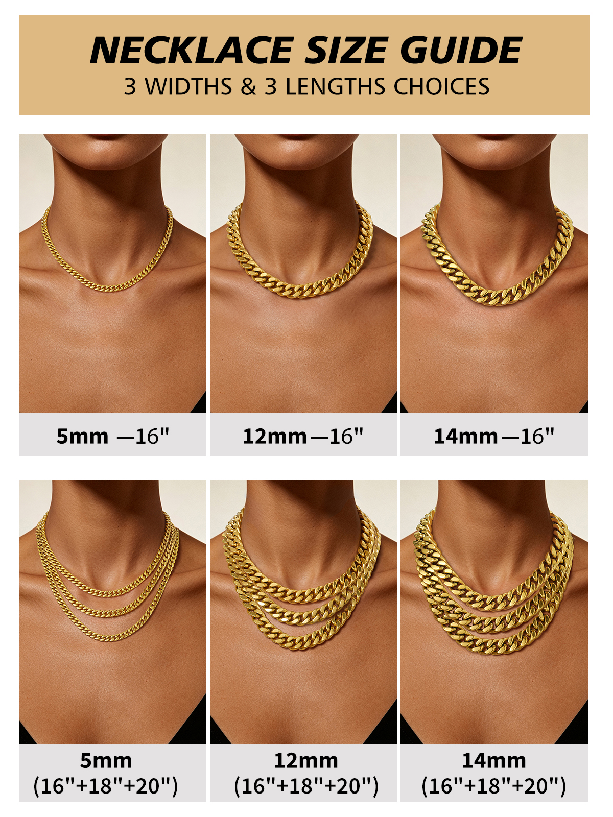 FindChic Chunky Gold Plated Necklace for Women Stainless Steel Hip Hop Cuban Link Chain Birthday Valentines Day Jewelry Gifts Her Girlfriend Wife Lady Female Adults Age Ideas