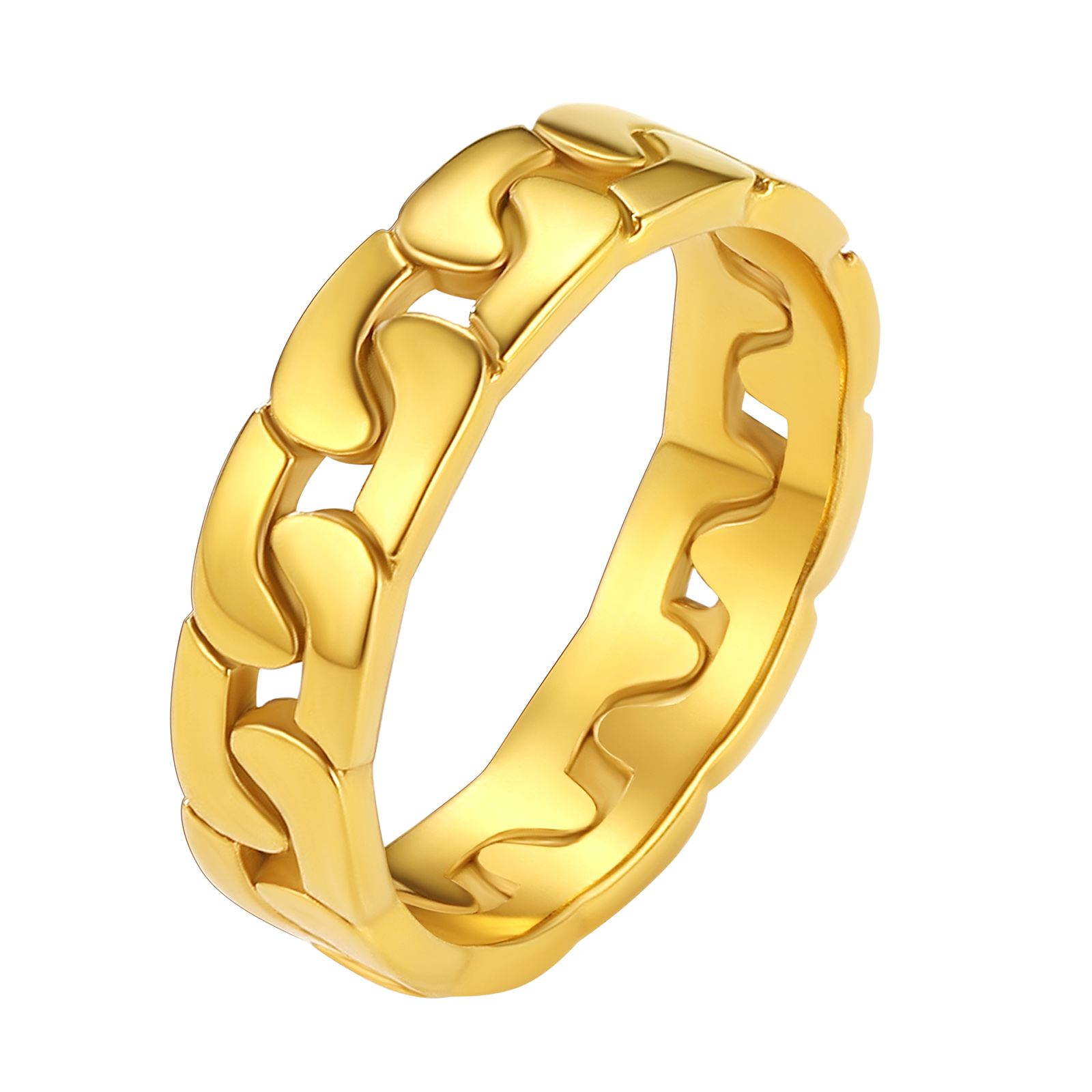 FindChic Crossover Band Rings for Men Women Stainless Steel Rings for Him 6mm/9mm Wide Size 7-12 Crossover Wedding Knucle Finger Ring Engagement Promise Rings Valentine's Birthday Day Gift