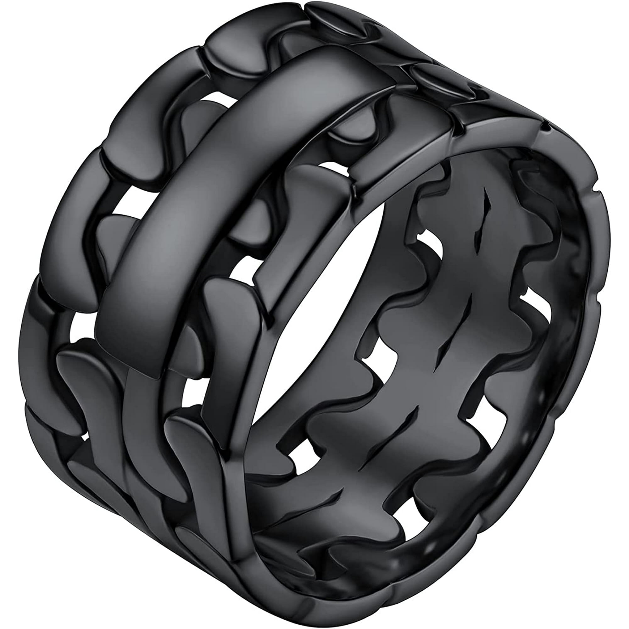 FindChic Crossover Band Rings for Men Women Stainless Steel Rings for Him 6mm/9mm Wide Size 7-12 Crossover Wedding Knucle Finger Ring Engagement Promise Rings Valentine's Birthday Day Gift