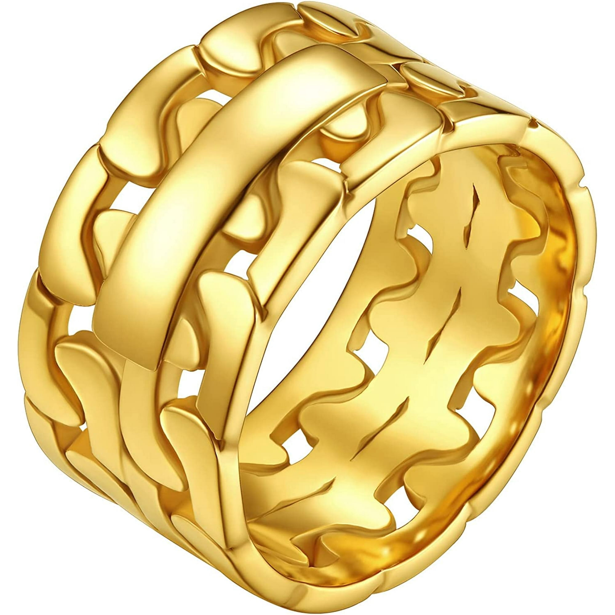 FindChic Crossover Band Rings for Men Women Stainless Steel Rings for Him 6mm/9mm Wide Size 7-12 Crossover Wedding Knucle Finger Ring Engagement Promise Rings Valentine's Birthday Day Gift