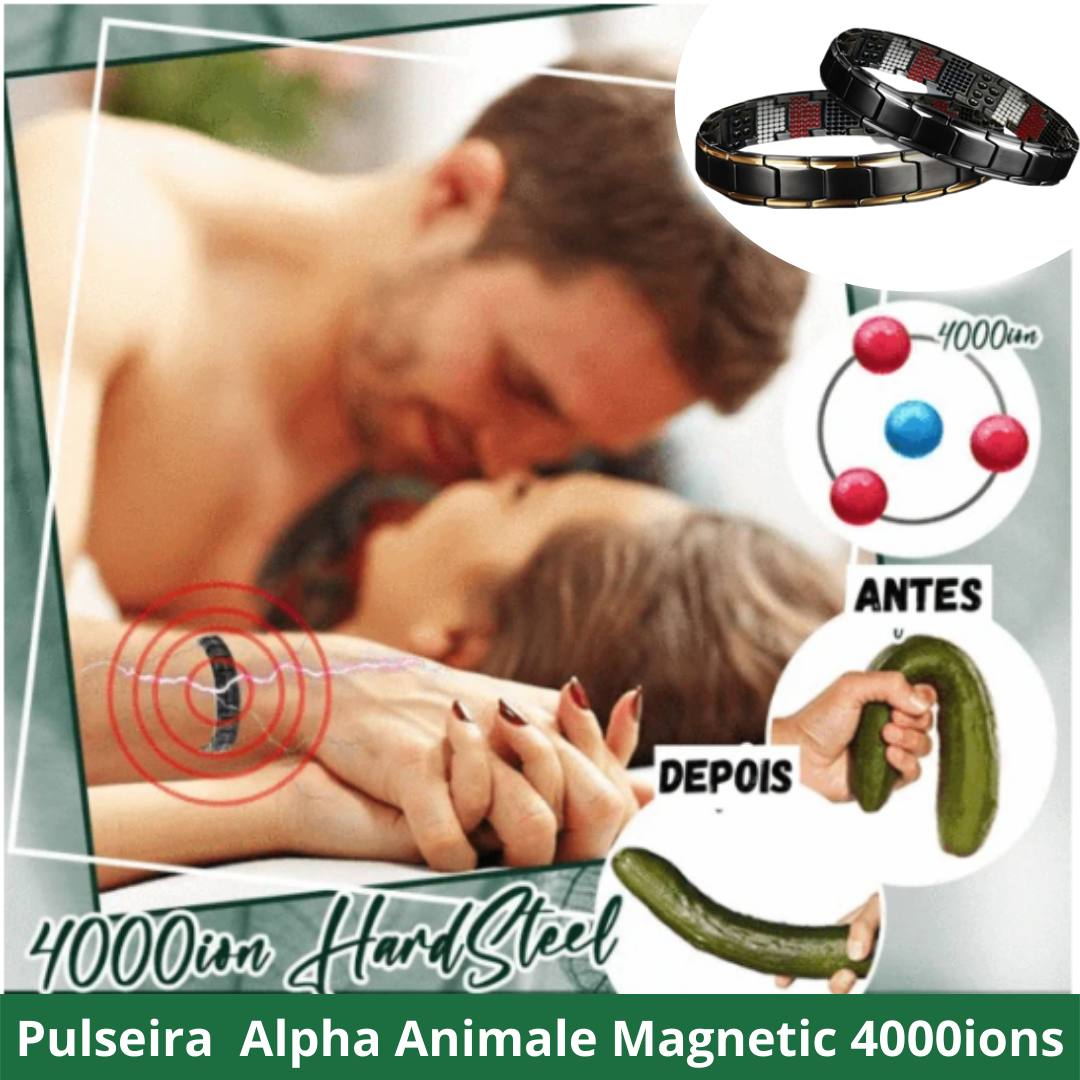 Pulseira Magnetoterapia  Alpha Animale Magnetic 4000ions®