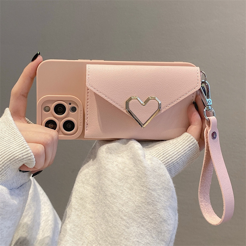 Cute Love Buckle Coin Purse Case