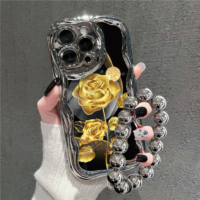 Dazzling Gold Rose Case