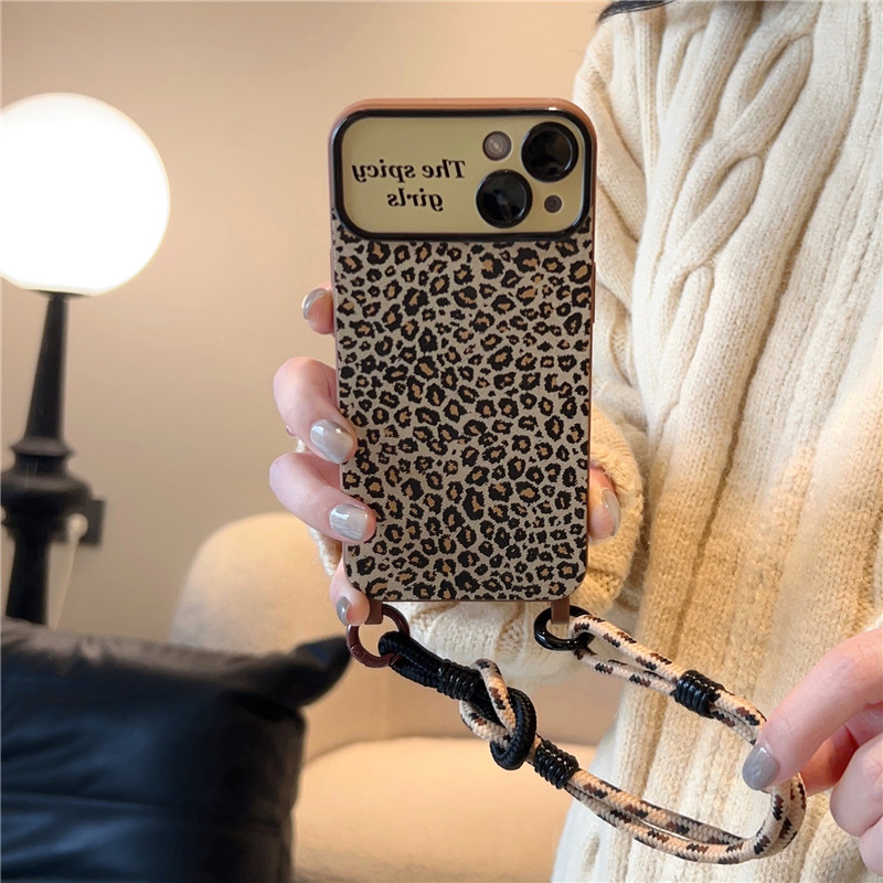 Leopard Print Strap Case