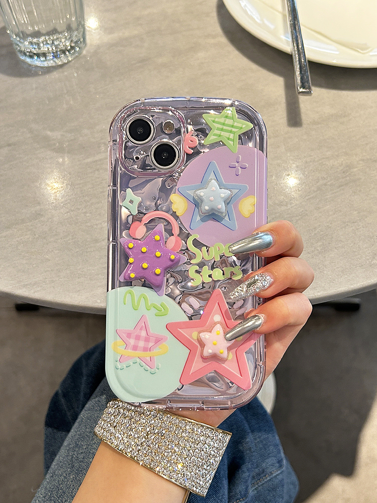 Cute Laser Color Star Case