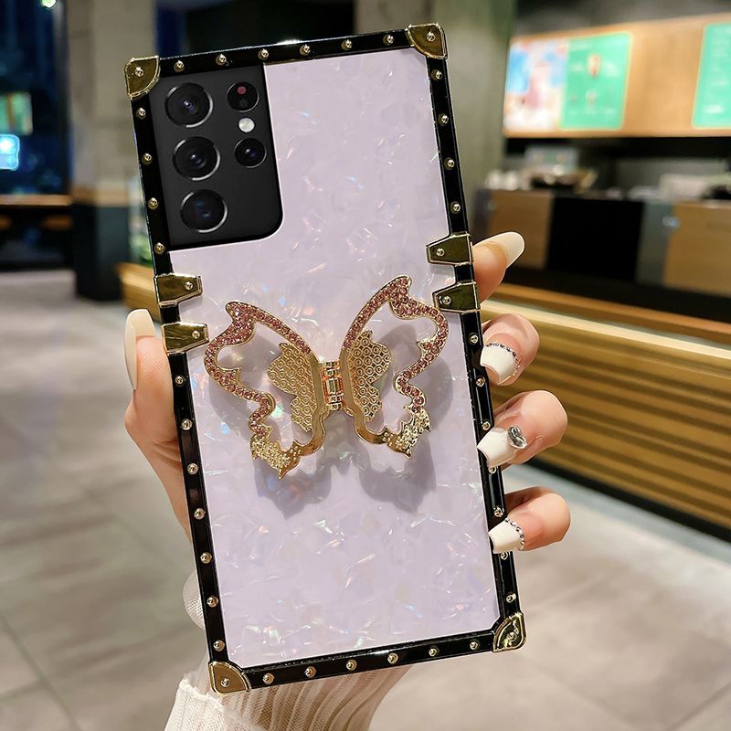 Shell Pattern Butterfly Stand Case for Samsung