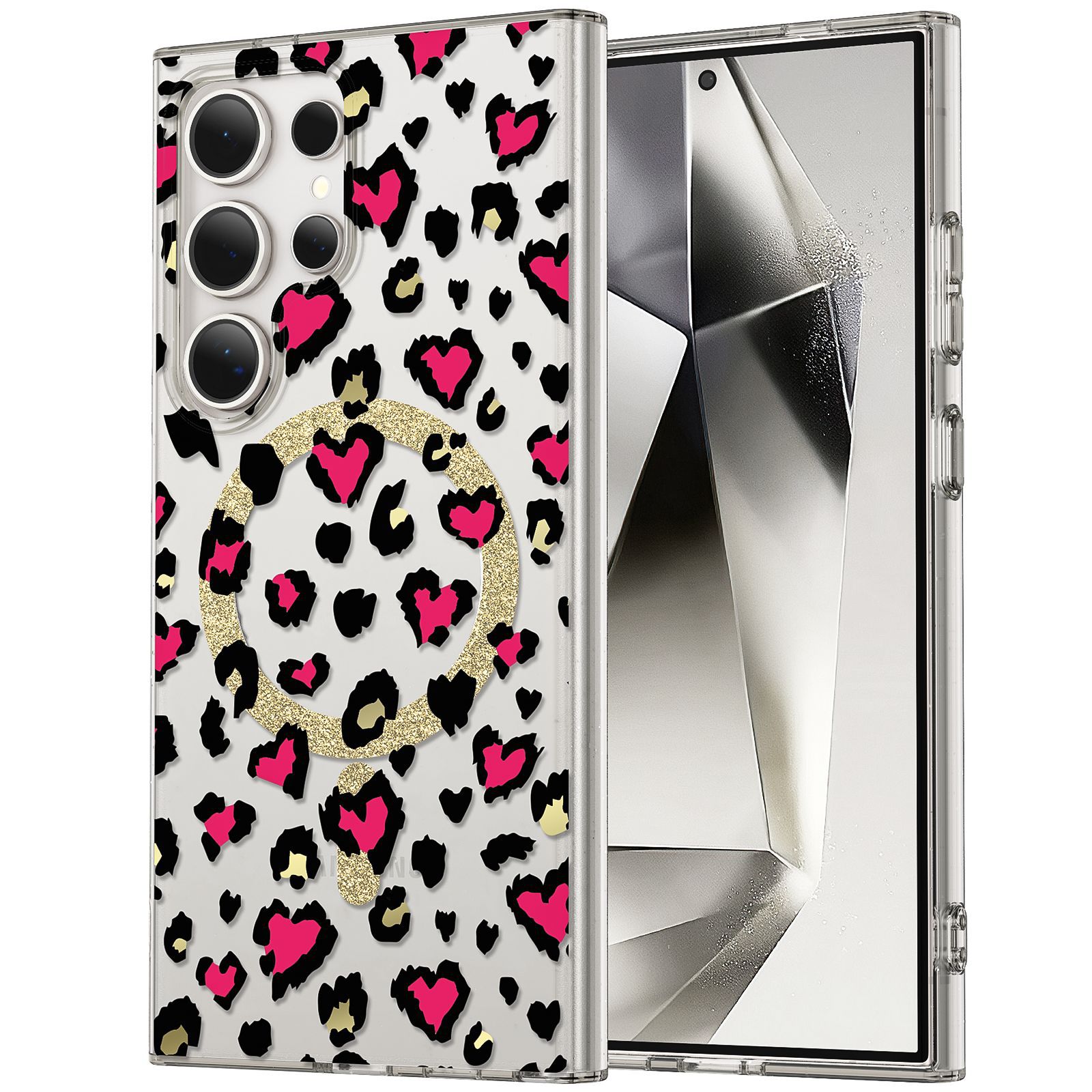 Luxurious Leopard Print Magnetic Case