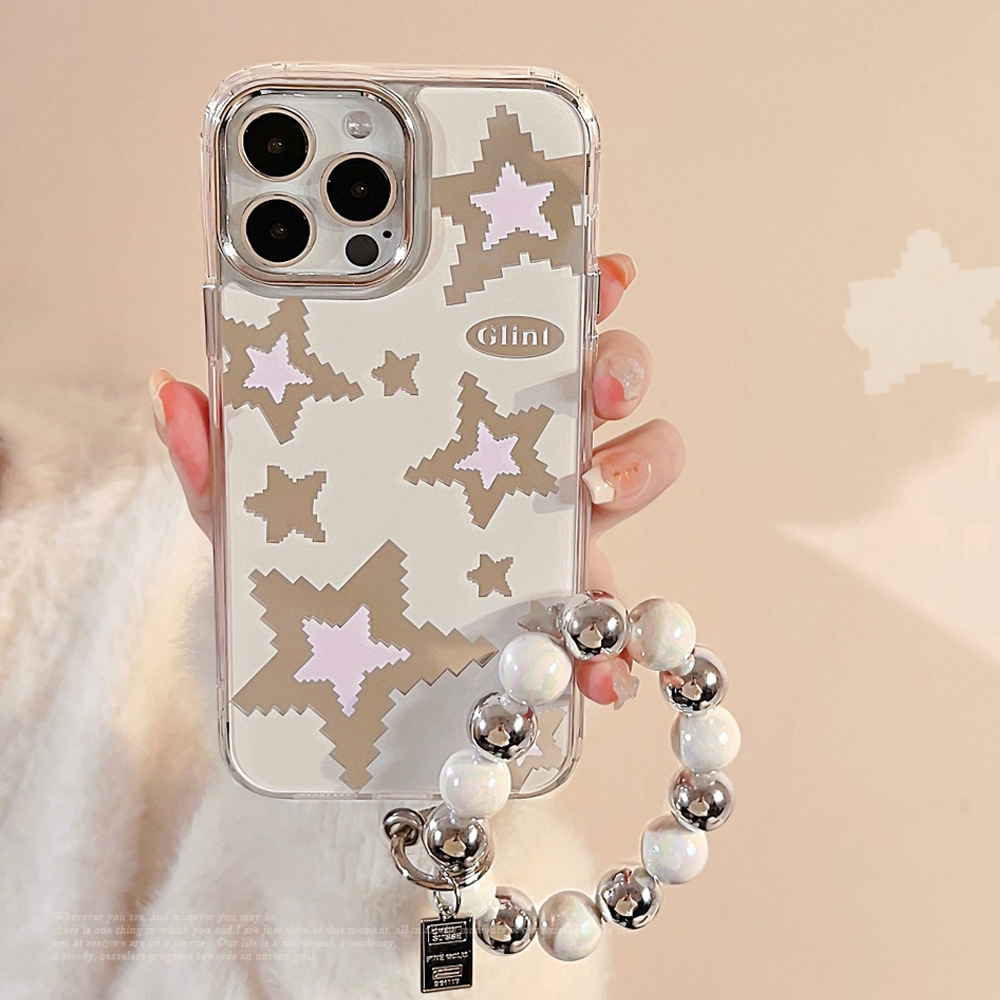 Hollow Star Mirror Bracelet Case