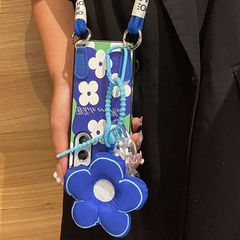 Flower Crossbody Case for Galaxy Z Fold