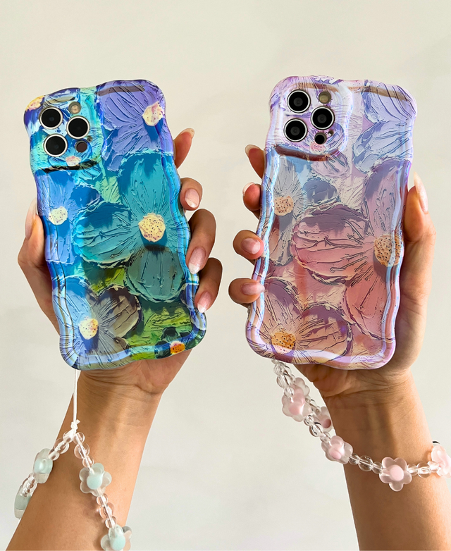 Floral Wavy Phone Case