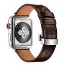 Chocolate Leather Silver Hardware