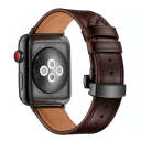 Chocolate Leather Black Hardware