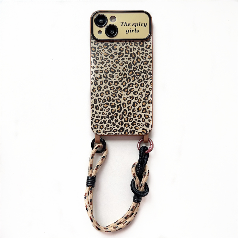 Leopard Print Strap Case