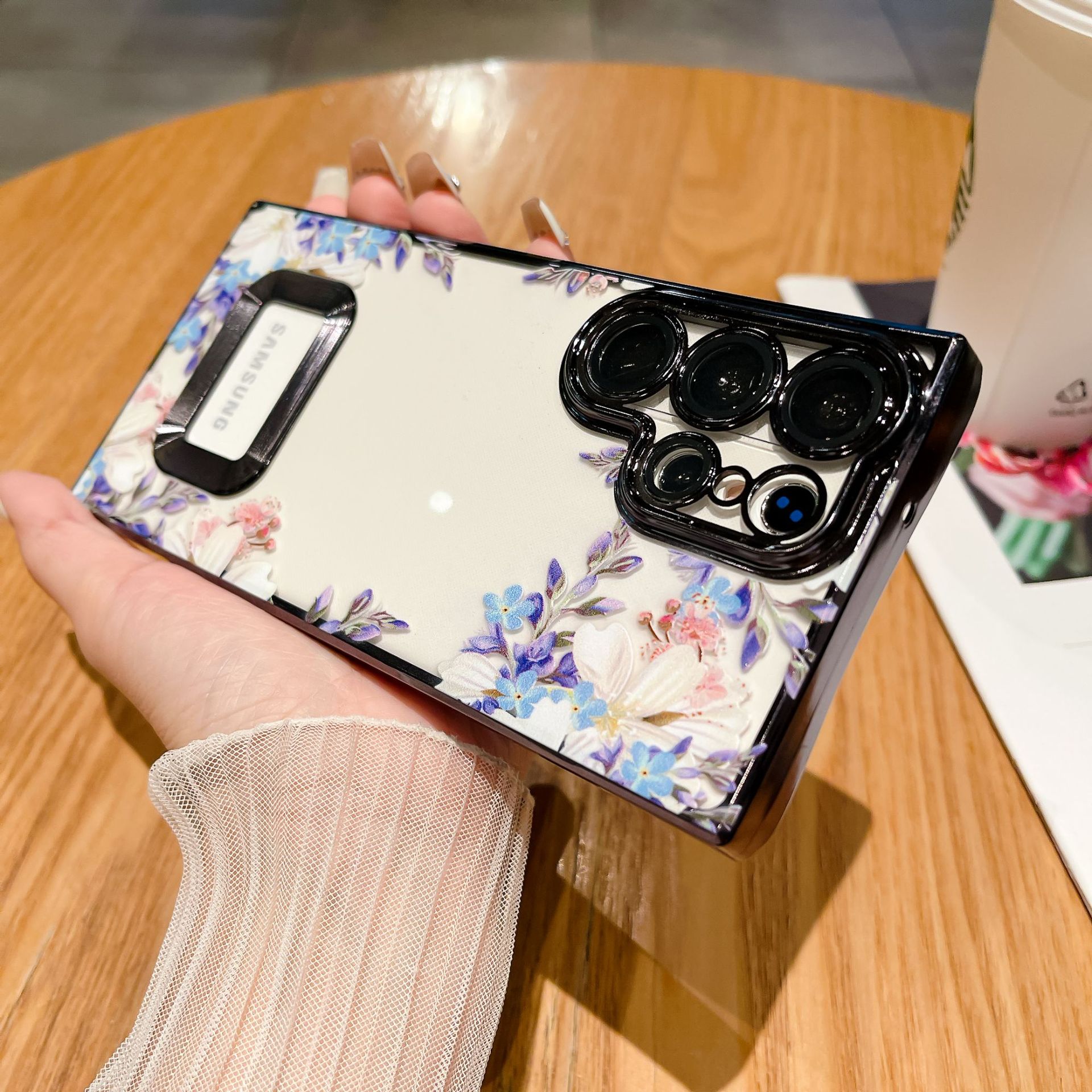 Stylish Flower Case For Samsung