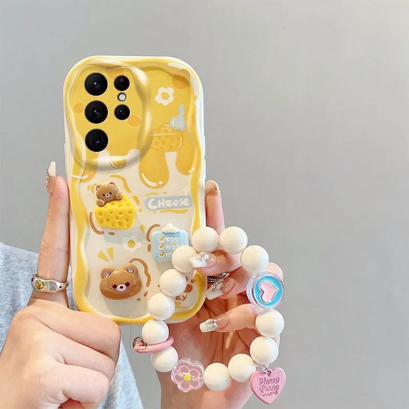 3D Cute Bear Case For Samsung