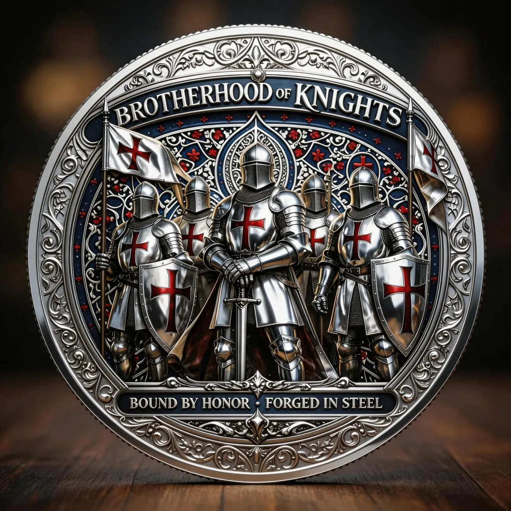 ⚡️Last Day 60% OFF - Brotherhood of Knights Commemorative Coin ⚔️🪙🛡️