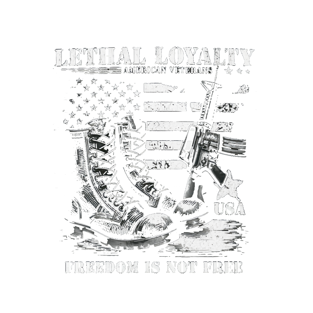 Lethal Loyalty America Veterans Stickers-Memorial Day Sticker