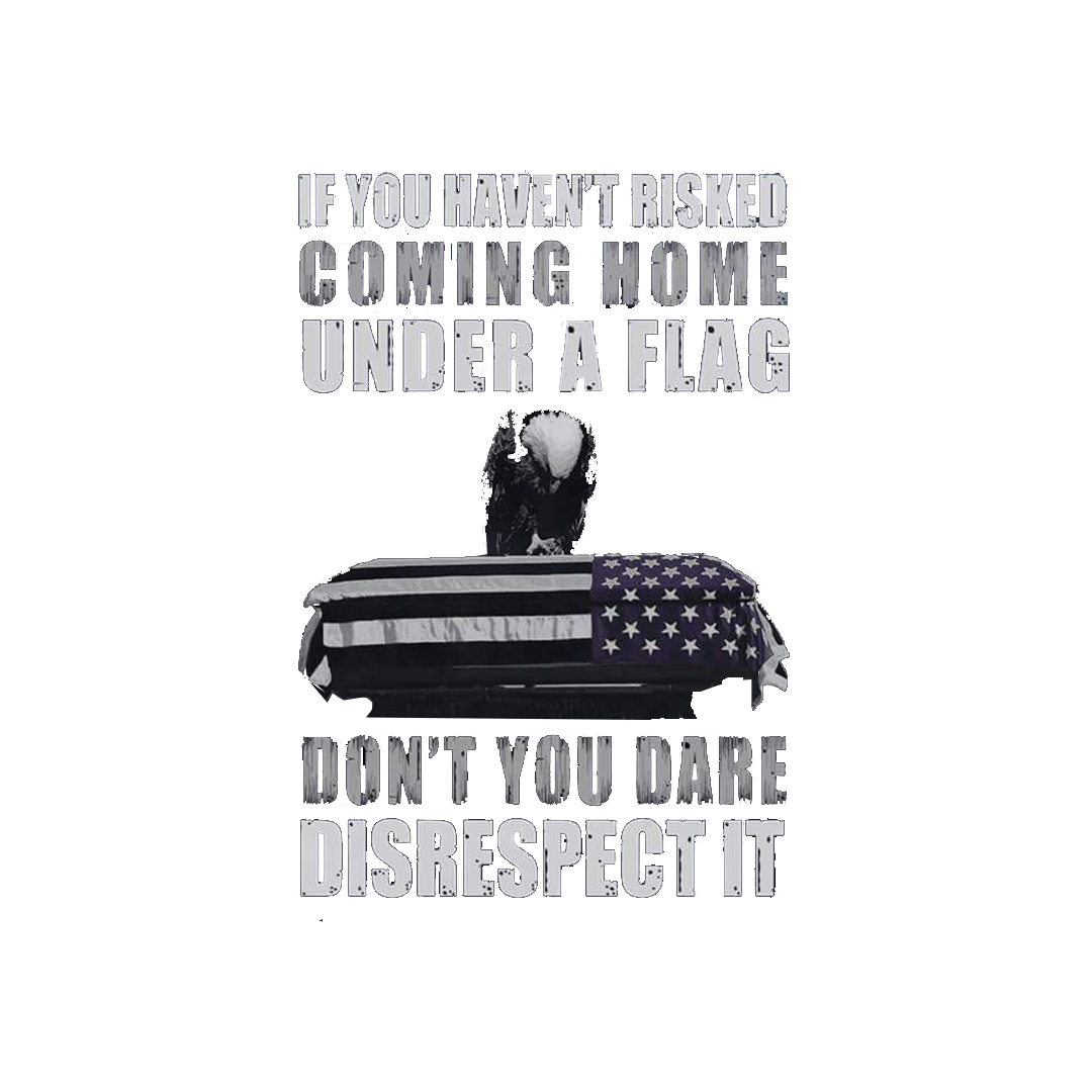 Coming Home Under A Flag Veterans Stickers-Memorial Day Sticker